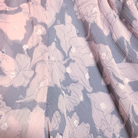 NWT LOVESTITCH FLORAL TEXTURED BLOUSE - Picture 3 of 3